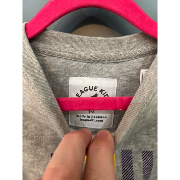 NWT League 91 Kids M (7-8) LSU Tigers Essential Crew, MSRP $40 - Picture 2 of 4